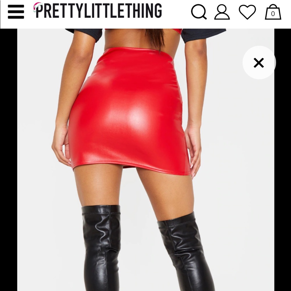Leather skirt